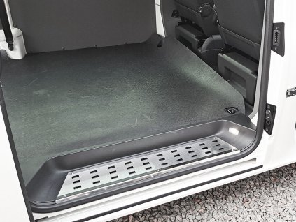 Prahová lišta/zadní nášlap VW T5 Transporter 2003-2015 • nerez