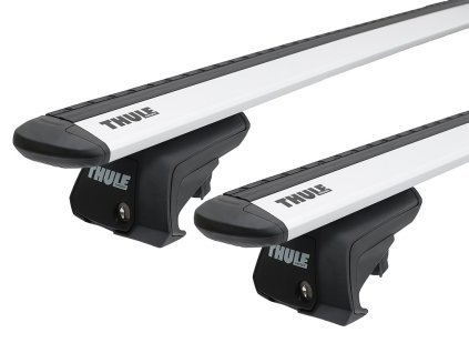 Střešní nosiče Saab 9-5 1998-2010 Combi (na podélníky/hagusy) • WING EVO • Thule