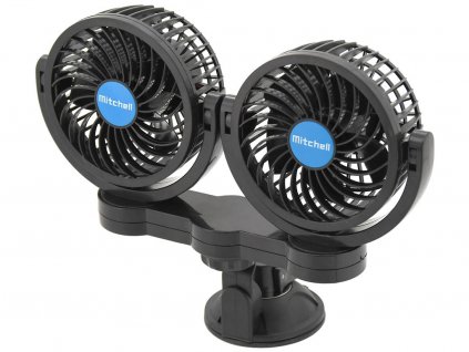 Ventilátor MITCHEL DUO 12V • na přísavku