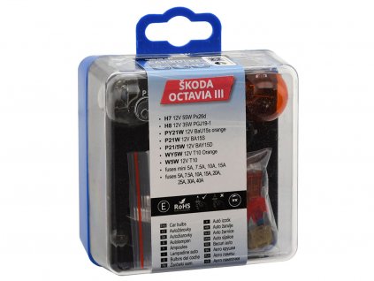 Žárovky H7+H8 Škoda Octavia III servisní box