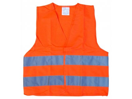 Reflexní výstražná vesta oranžová - dětská