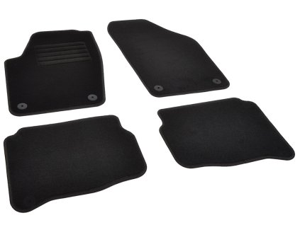 Textilní autokoberce Škoda Fabia I 1999-2007 kulaté fixace
