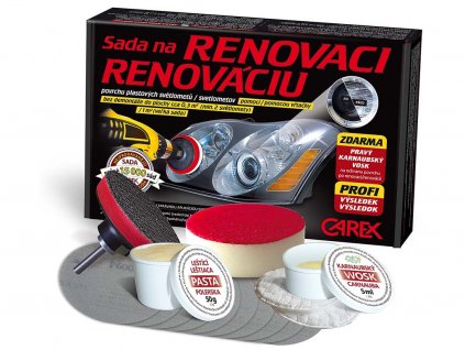 Renovace plastových světlometů CAREX