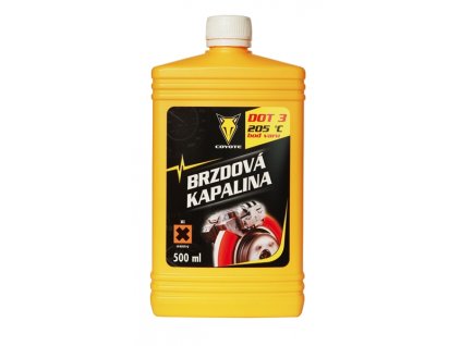 Brzdová kapalina Coyote DOT3 - 500ml