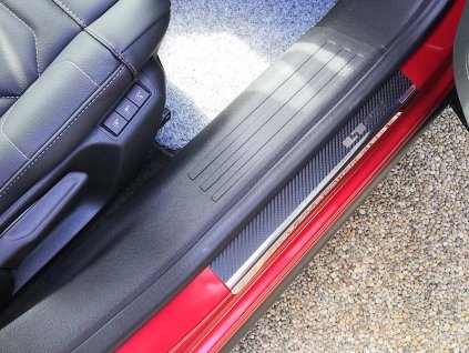 Prahové lišty Citroen C4 III 2020-2026 • nerez s karbonem