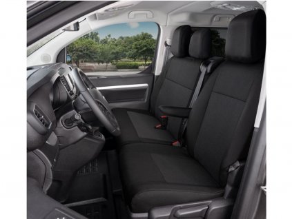 Autopotahy Peugeot Expert III 2016-2026 • přední • 3 místa bez stolku