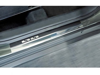 Prahové lišty Toyota Aygo X 2022-2024 • nerez s karbonem