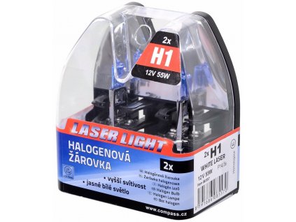 Autožárovky 12V H1 55W WHITE LASER 2 ks