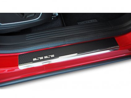 Prahové lišty Renault Austral 2023-2026 • nerez s karbonem