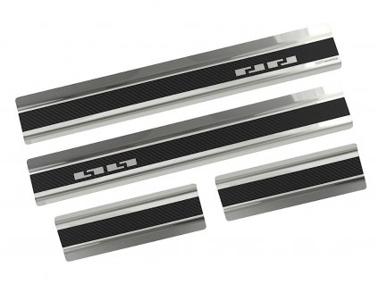 Prahové lišty Honda CR-V VI 2023-2026 • nerez s karbonem