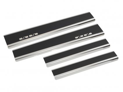 Prahové lišty Ford Transit/Tourneo Courier II 2024-2026 • nerez s karbonem