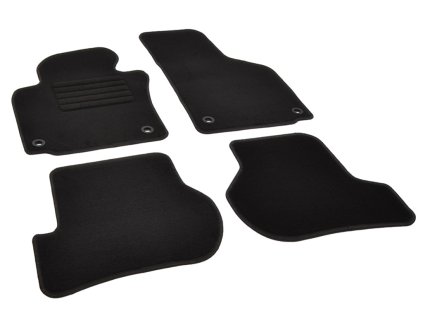 Textilní autokoberce Škoda Octavia II 2004-2012 • ovál fixace
