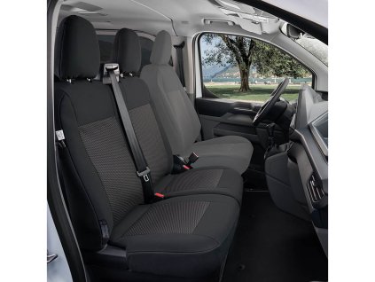 Autopotahy Ford Transit Custom II 2023-2026 • přední 2 místa spolujezdec • dělený sedák