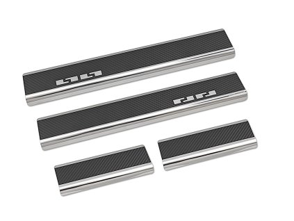 Prahové lišty Citroen C3 IV 2024-2025 • nerez s karbonem