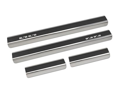 Prahové lišty Škoda Elroq 2025-2026 • nerez s karbonem