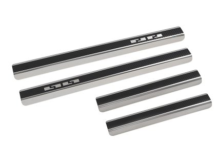 Prahové lišty MG ZS II 2025-2026 • nerez s karbonem