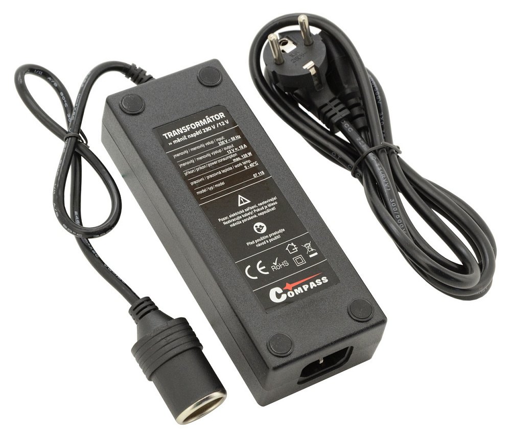 Měnič napětí 220/12V 10Amp