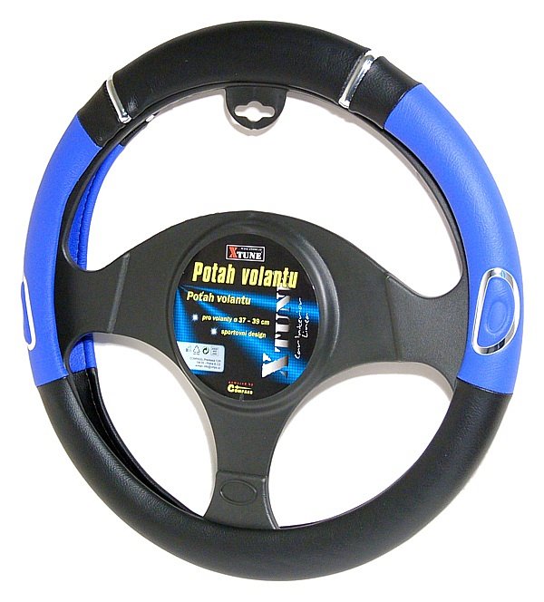Compass Potah volantu RALLY modrý