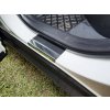 Prahové lišty Toyota RAV4 V 2019-2025 • nerez s karbonem