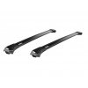 Střešní nosiče Škoda Karoq 2017-2026 (na podélníky/hagusy) • černé ALU Edge • Thule