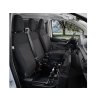 Autopotahy VW T7 Transporter 2024-2025 • přední 2 místa spolujezdec • stolek • dělený sedák