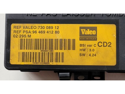 Valeo BSI CD2 9646941280 73008912