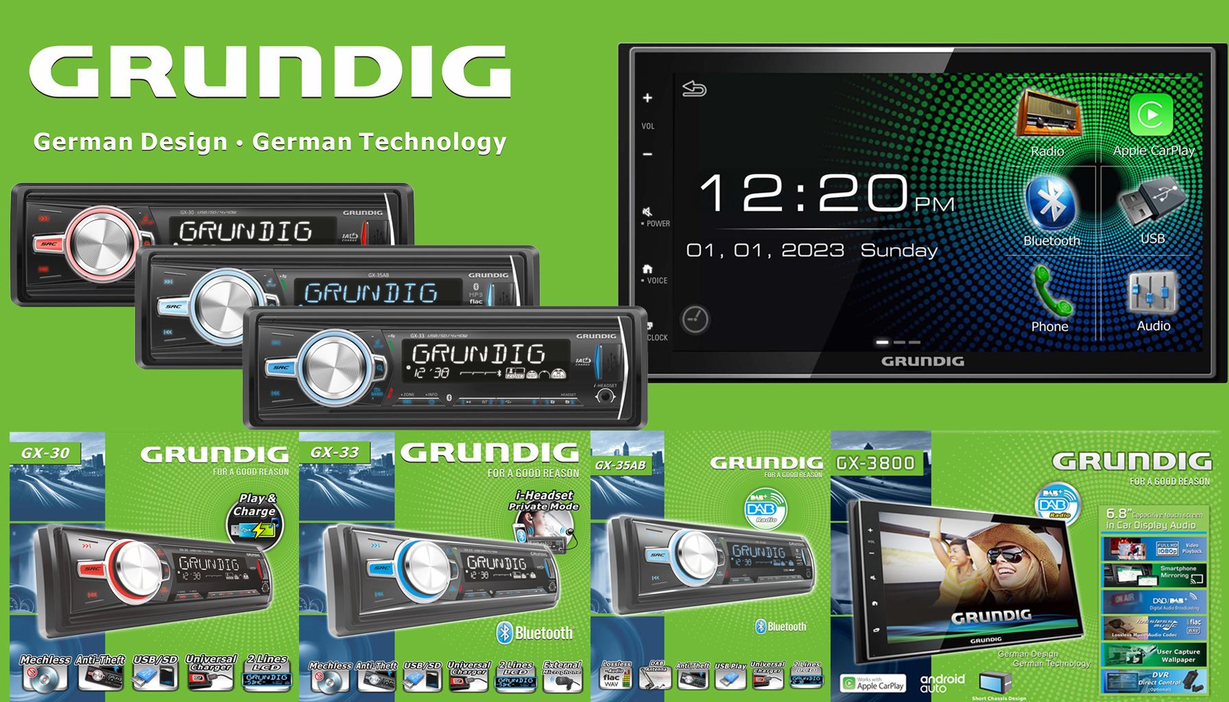 Autorádiá Grundig