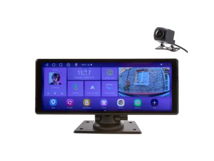 Monitor 10,26" s OS Android + Apple CarPlay, Android auto, Bluetooth, micro SD, GPS, DVR