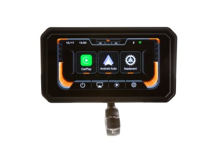 Monitor 6" na motocykel s Apple CarPlay, Android auto, Bluetooth, GPS