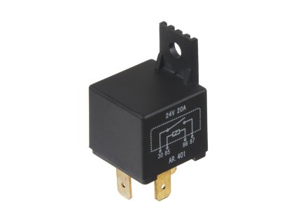 SPÍNACIE relé 24V, 25A s úchytom