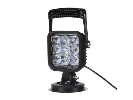 LED svetlo s magnetom 12V, 9x1W, 170x105x80mm, ECE R10