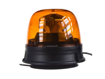 LED maják, 12-24V, 10x1, 8W, oranžový, magnet, ECE R65 R10