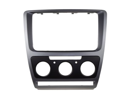 2DIN redukcia pre Škoda Octavia 2009-2013 manual Clima šedý