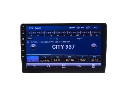 Autorádio s 10,1" LCD, OS Android, WI-FI, GPS, Mirror link, Bluetooth, 2x USB