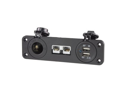 Dvojitá CL, 2x USB + Anderson zásuvka 50A do panelu