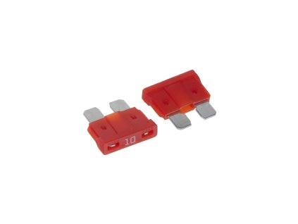 Poistka nožová - 10A s LED, 10ks
