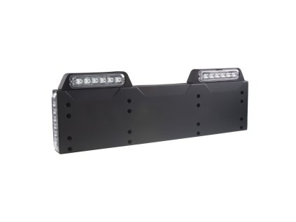4x PREDATOR 6x4W LED pod ŠPZ, 12-24V, modrý, ECE R65
