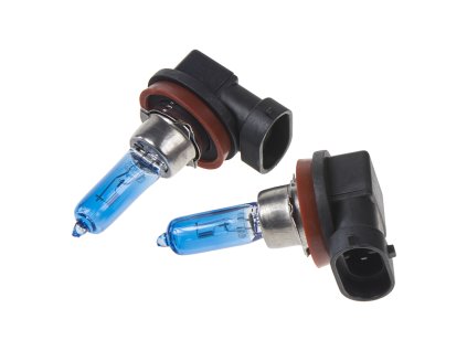 Halogén. žiarovka 12V s päticou H9, Blue white 4300K