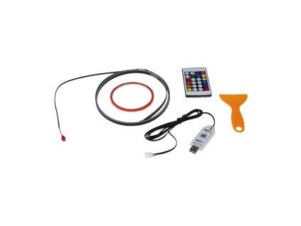 LED ambientné osvetlenie RGB do USB, Bluetooth, 1,1m