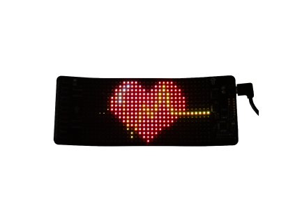 LED matrix panel "Devil Eyes", 7 x 18cm