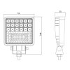 LED svetlo hranaté, 42x3W, ECE R10