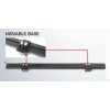 Gumové výstražné LED svetlo vonkajšie, oranžové, 12/24V, 340mm