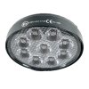 LED svetlo okrúhle, biele/oranžové, 9x3W/9x1W, ø114mm, ECE R10