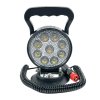LED svetlo okrúhle, biele/oranžové, 9x3W/9x1W, ø114mm, magnet, ECE R10