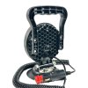 LED svetlo okrúhle, biele/oranžové, 9x3W/9x1W, ø114mm, magnet, ECE R10