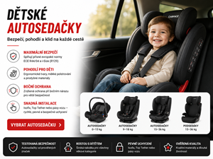 Dětské autosedačky pro bezpečné cestování dětí všech věkových kategorií
