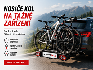 Nosiče kol na tažné zařízení pro 2–4 kola