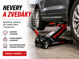 Hydraulické hevery a zvedáky pro bezpečné zvedání vozidel