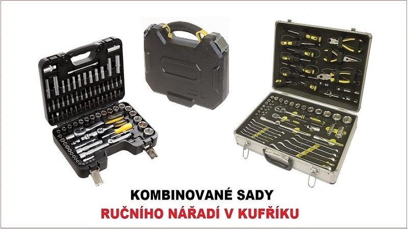 Sady nářadí - v kufříku