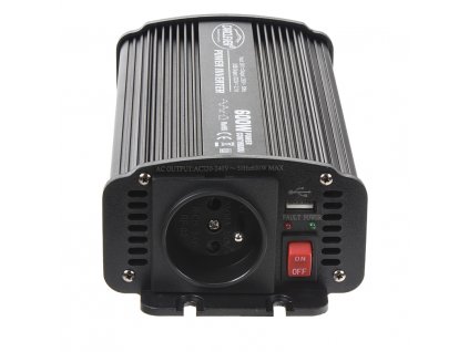 Měnič napětí z 24/230V + USB, 600W_4